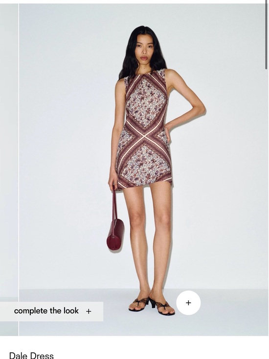 Reformation Dresses & Skirts - Reformation Dale Mini Dress in Burgundy and Cream Paisley Medium
